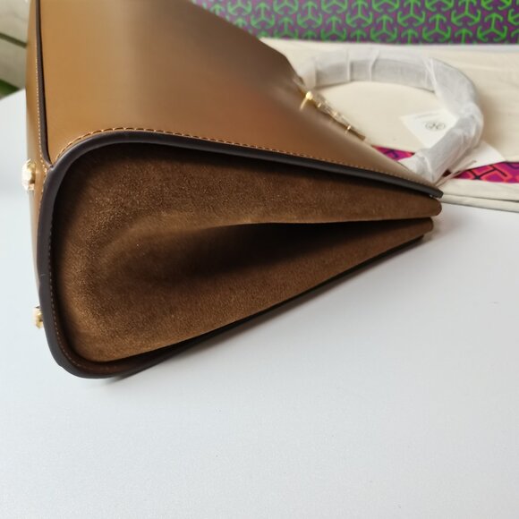 Tory Burch Eleanor Spazzolato Satchel Bag - Picture 9 of 13